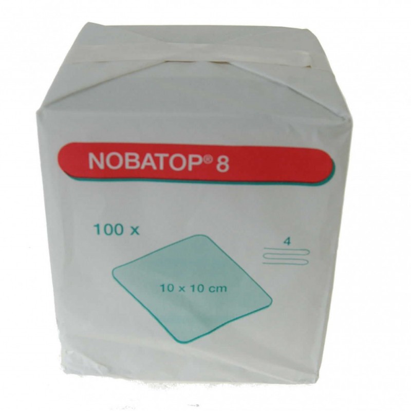 Discriminatie op grond van geslacht zeemijl Herinnering Nobatop kompres 10x10 niet steriel 100 stuks | Ehabo Preventie