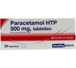 Paracetamol 500mg 20 stuks