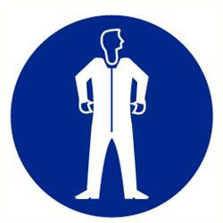 Pictogram beschermkleding verplicht