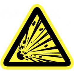 Pictogram Explosieve stoffen