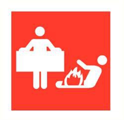 Pictogram blusdeken