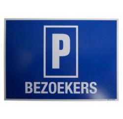 Pictogram Parkeren bezoekers